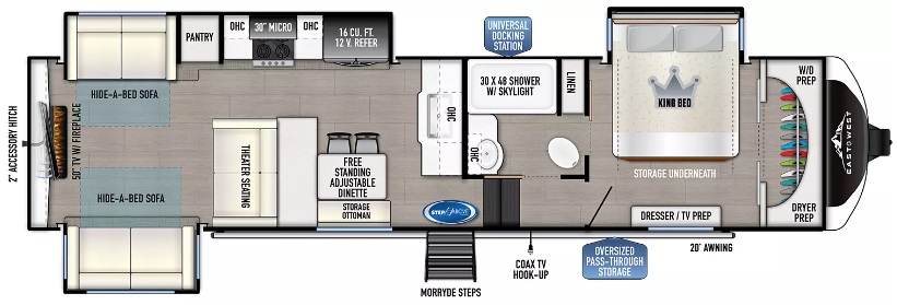 2023 EAST TO WEST RV TANDARA 340RD